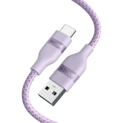 Anker USB-A to USB-C Cable (3 ft/6 ft, Upcycled-Braided)