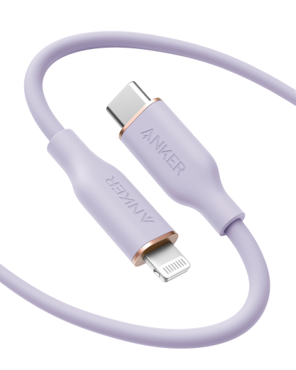 Anker <b>641</b> USB-C to Lightning Cable (Flow, Silicone)