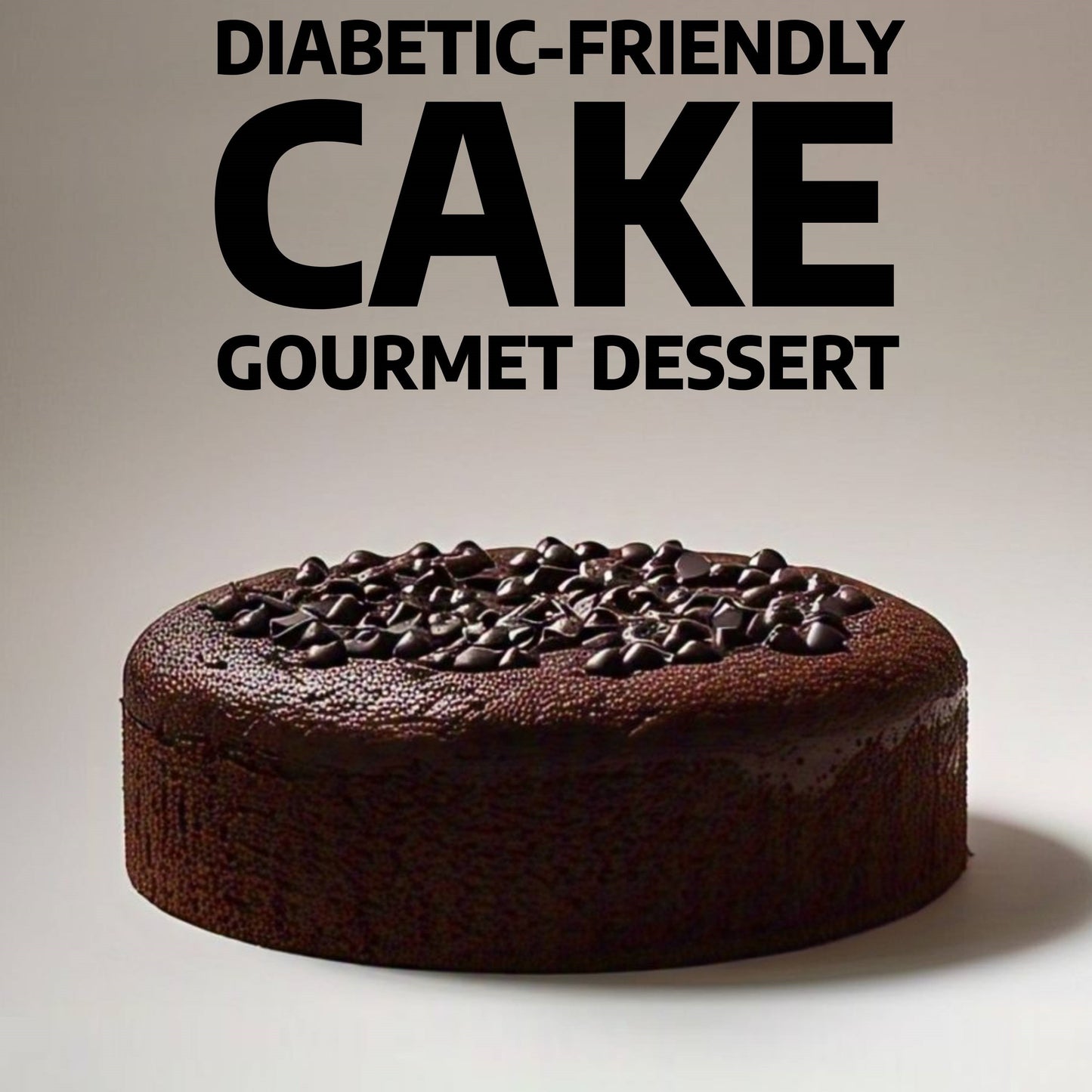 Andy Anand Sugar Free Chocolate Chip Cake - Divine dark chocolate chip Cake Delight - Best Birthday Cakes Delivery From Bakery (2.8 lbs)