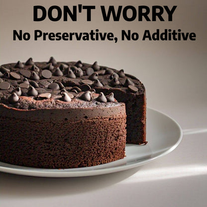 Andy Anand Sugar Free Chocolate Chip Cake - Divine dark chocolate chip Cake Delight - Best Birthday Cakes Delivery From Bakery (2.8 lbs)