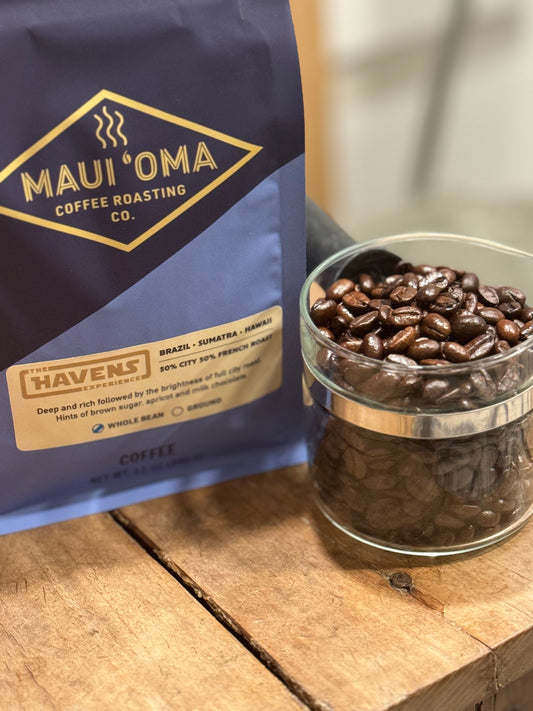 Dark Roast 12 oz. Maui ‘Oma Coffee, The Havens Experience