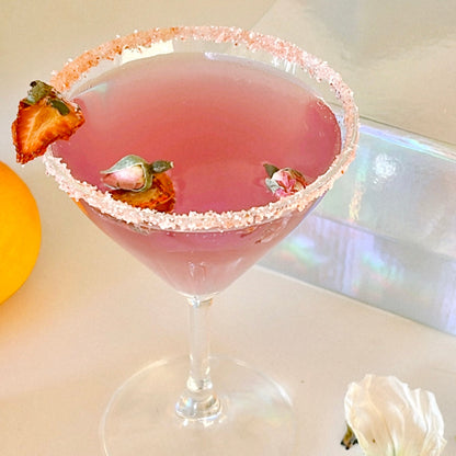 Root Elixirs Sparkling Strawberry Lavender Premium Cocktail Mixer- 8 Cans 7.5 oz