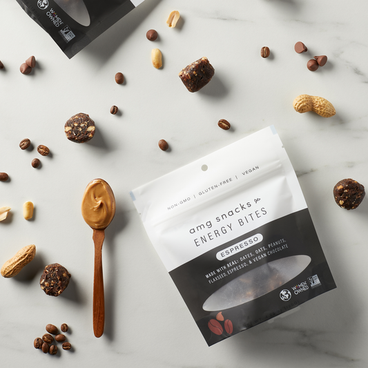AMG Snacks Espresso Energy Bites Pack - 6 Packs x 4 oz case