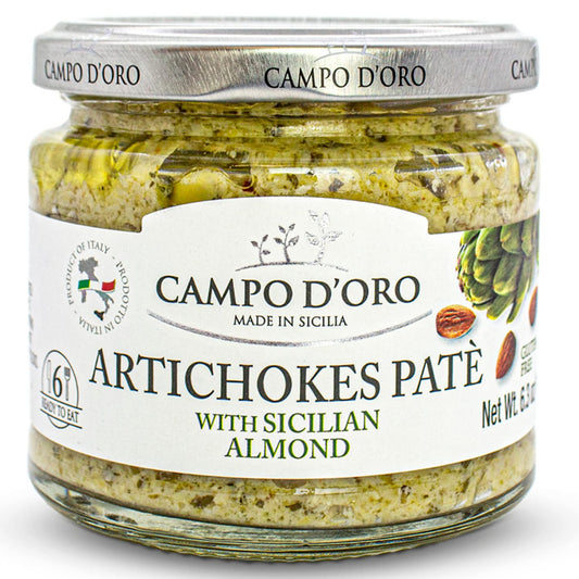 Campo D'Oro, Artichoke And Sicilian Almond Paté, 6.35 oz