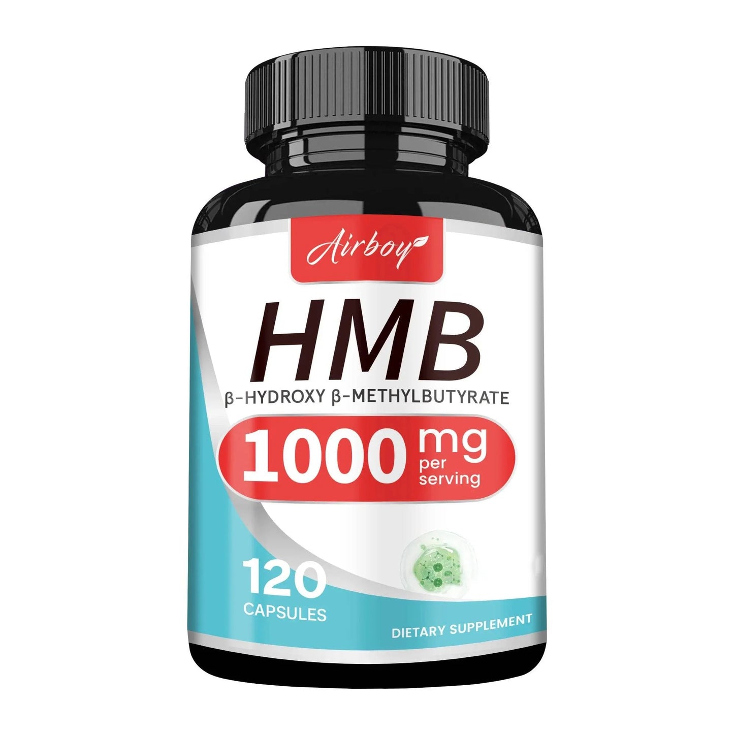 HMB Supplements - Replenish Energy and Improve Endurance, Promote Muscle Growth & Recovery Relieve Muscle Loss - 120 Capsules