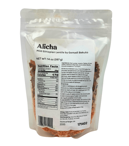 Alicha - Mild Ethiopian Red Lentils