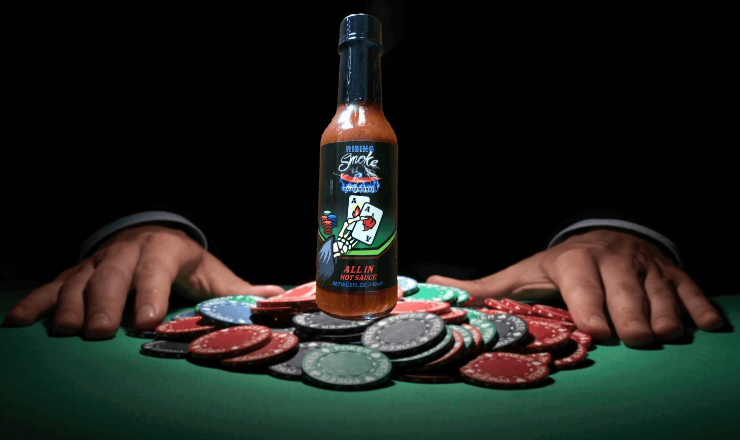 All In - Smoked Reaper Ghost Pepper Hot Sauce (XXX Hot)
