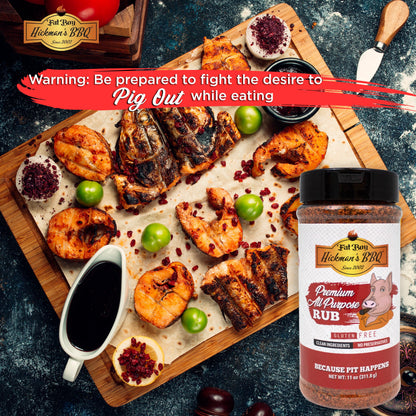 Premium All Purpose Gluten Free Keto Friendly BBQ Rub 8.6 oz