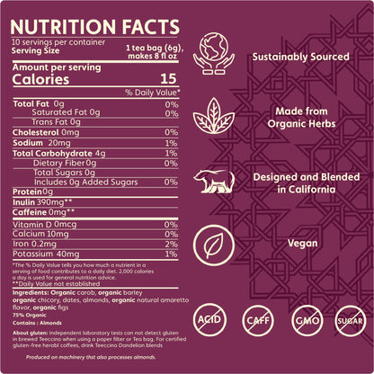 Almond Amaretto Roasted Herbal Tea