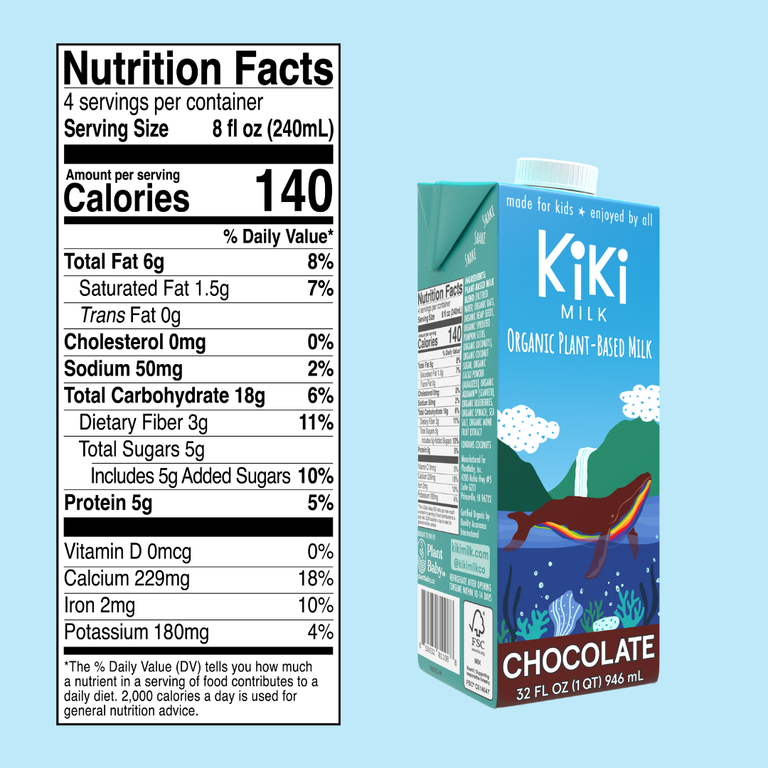 Chocolate Kiki Milk • 32 fl oz • Pack of 6 by Kiki Milk