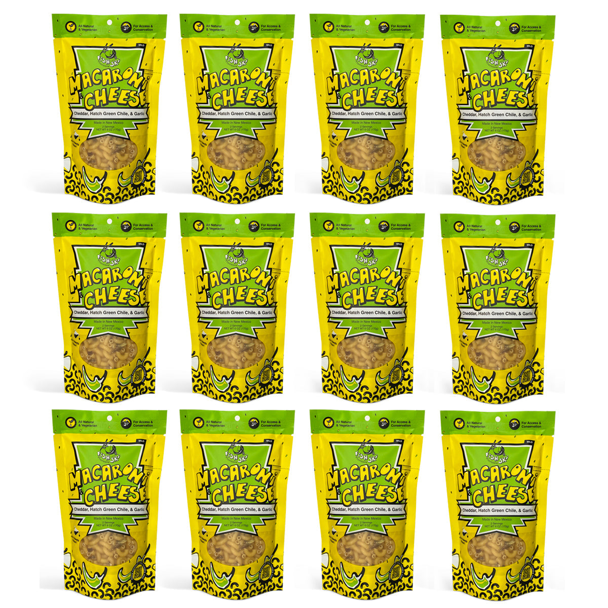 Hatch Green Chile, Garlic, Cheddar Mac and Cheese