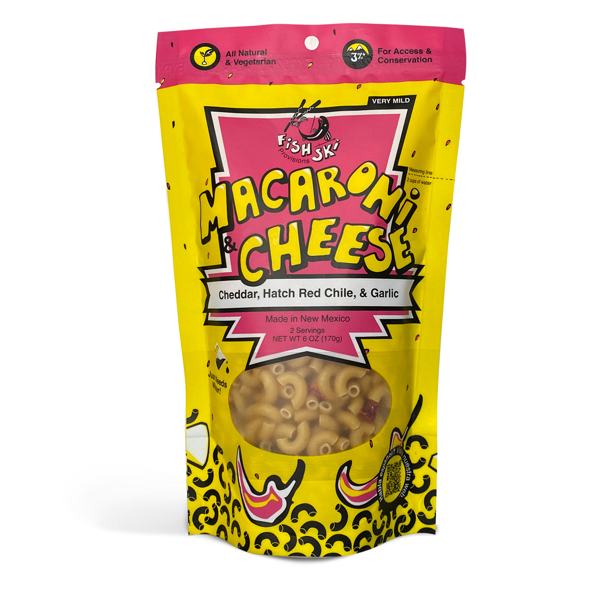 Hatch Red Chile, Garlic, Cheddar Mac and Cheese