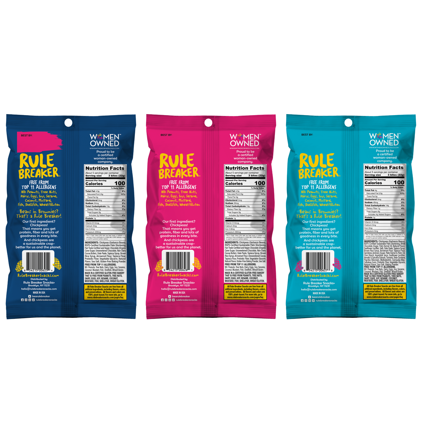 Rule Breakers Bites Variety Pack - 6 Packs x 4 oz