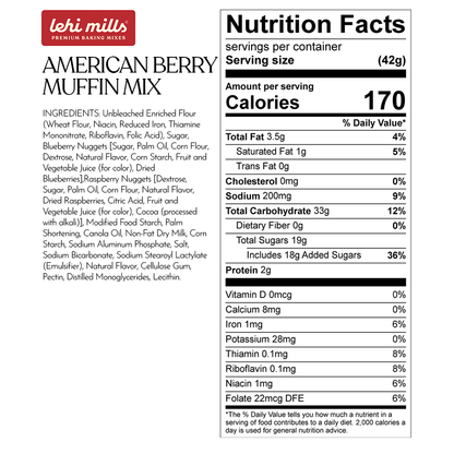 American Berry Muffin Mix