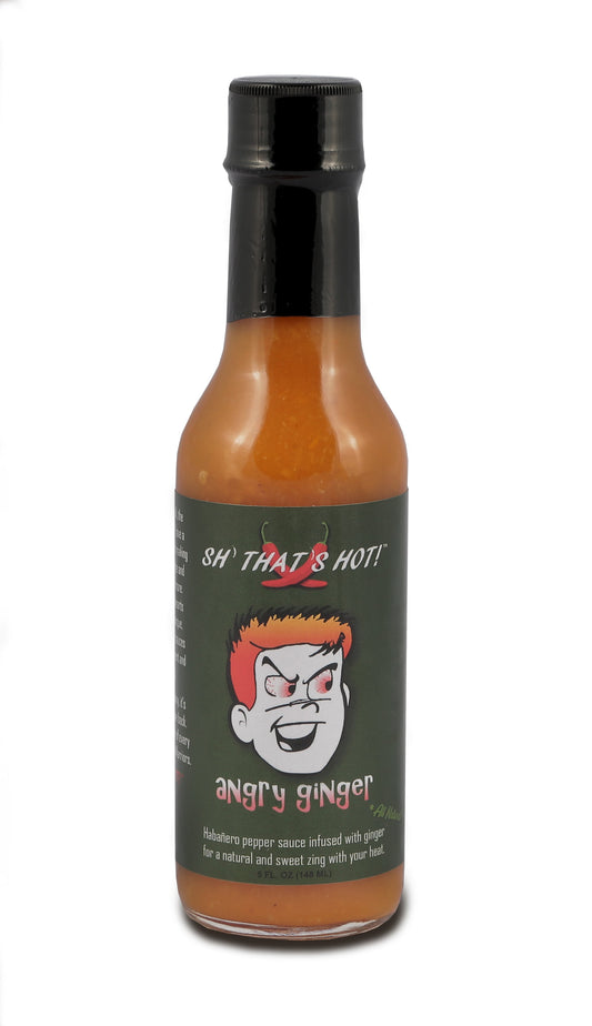 Angry Ginger hot sauce by SH' THAT'S HOT!