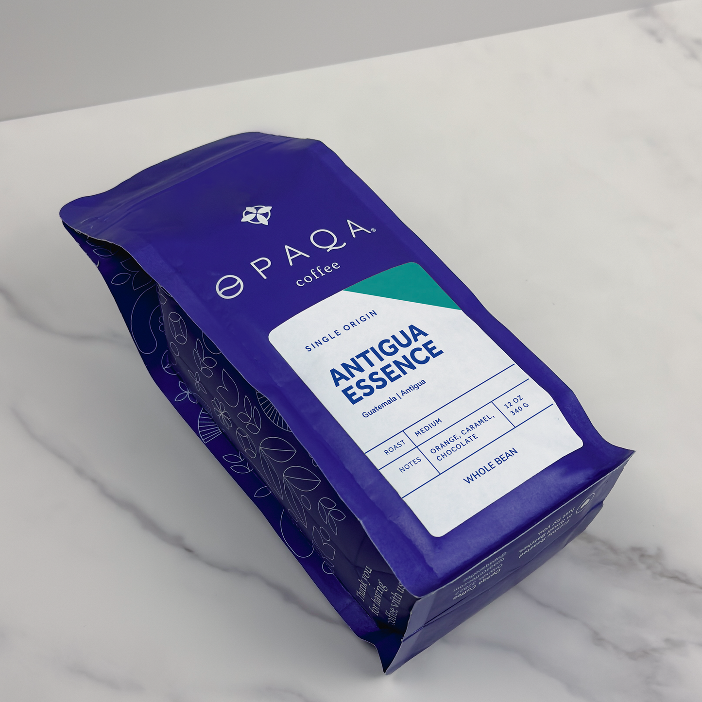 Guatemalan Single-Origin Coffee, Opaqa Antigua Essence