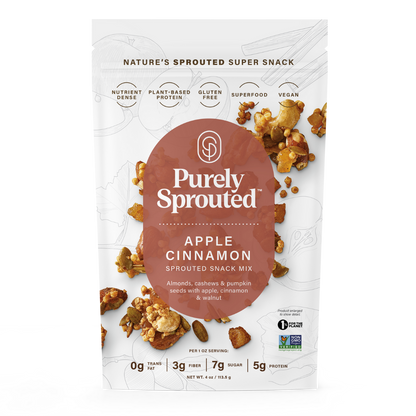 Apple Cinnamon, Sprouted Snack Mix