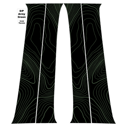 Topo B Pillar Overlays - 2016-2023 Tacoma Double Cab