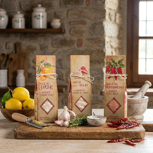 Artigiani dei Sapori, Sicilian Sea Salt with Basil, 7oz  (198g)