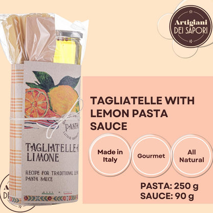 Artigiani dei Sapori, Tagliatelle & Lemon Sauce Pasta Gift Set