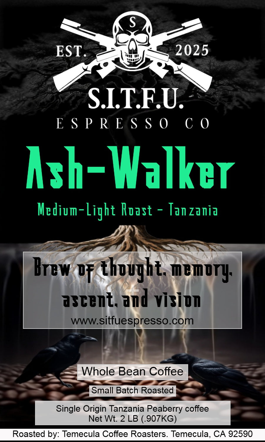 Ash-Walker Tanzania Peaberry Espresso