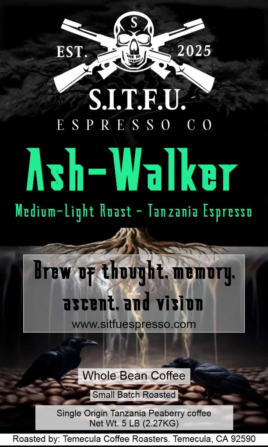 Ash-Walker Tanzania Peaberry Espresso