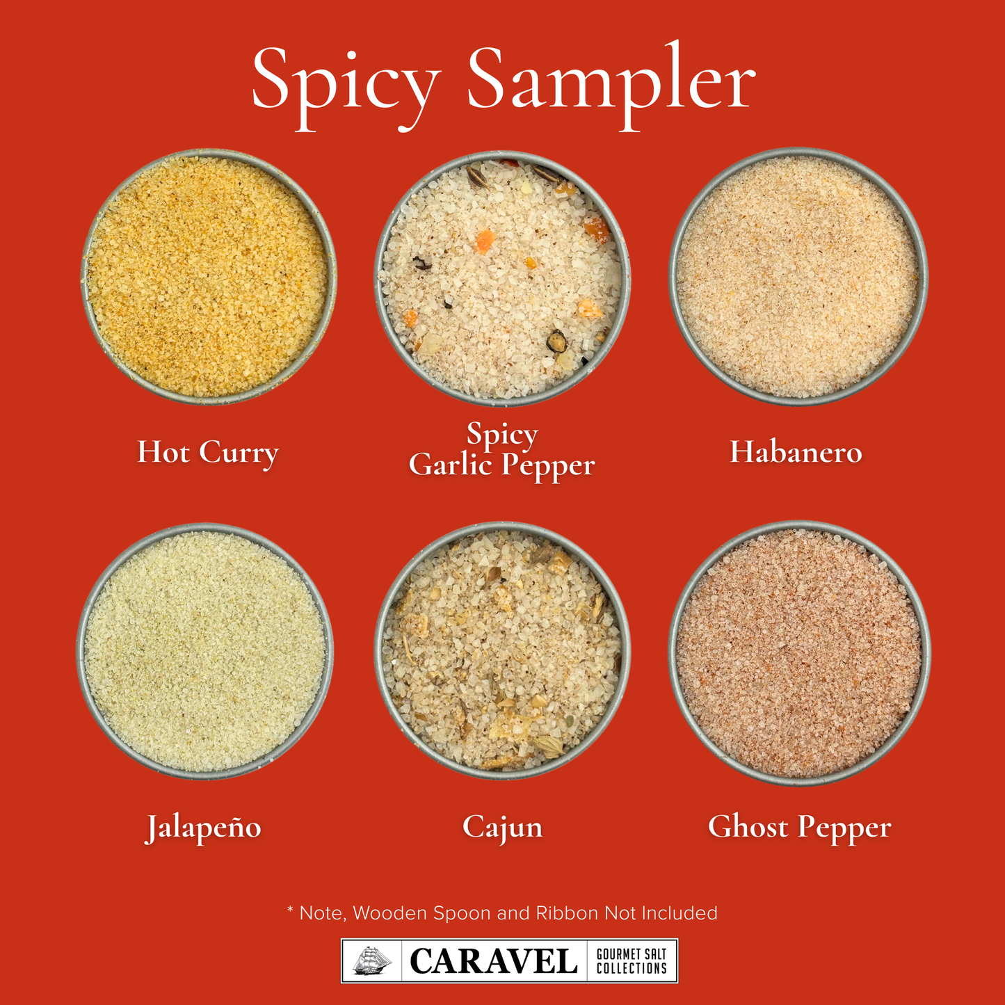 Gourmet Spicy Sea Salt Sampler