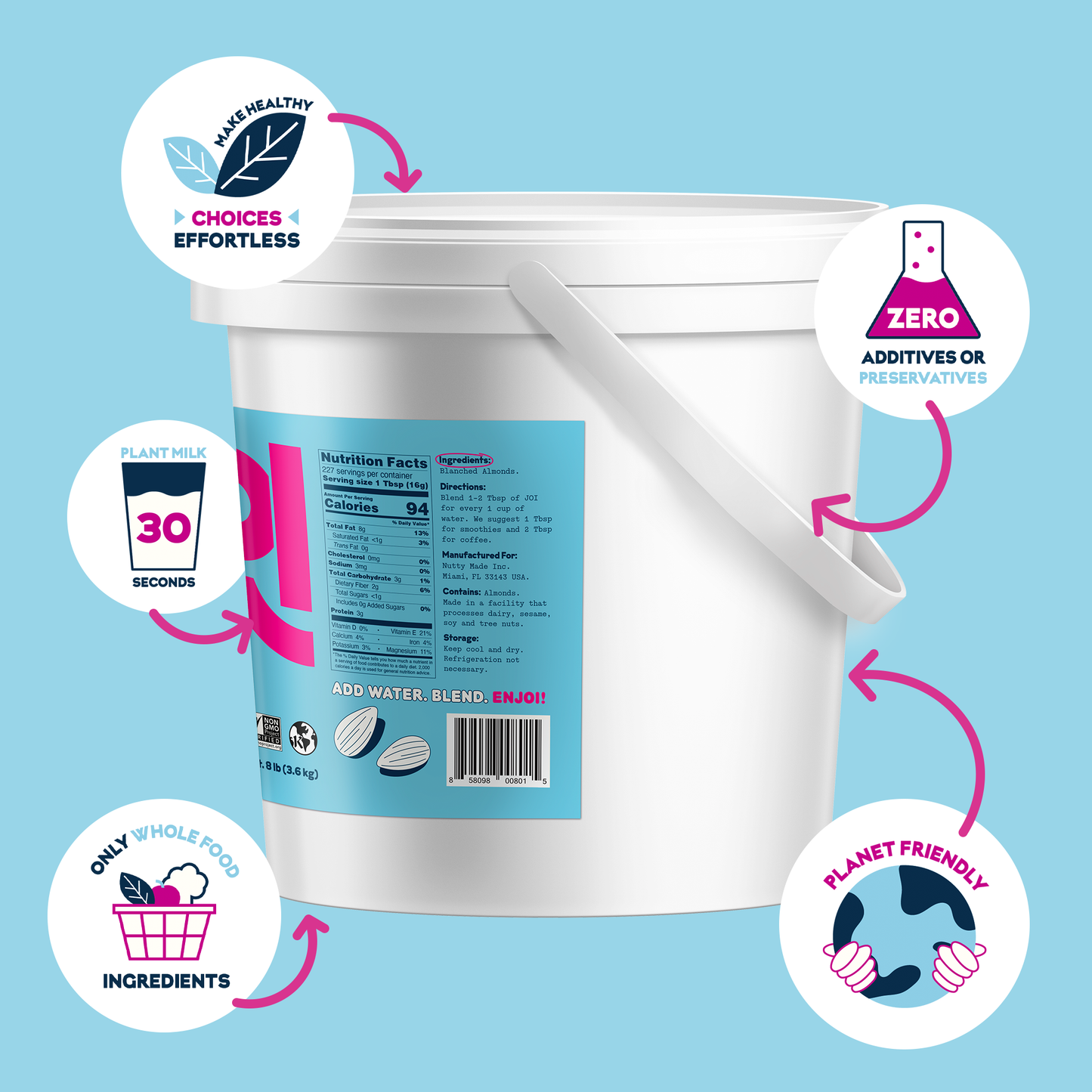 Almond Milk Base - Bulk by JOI