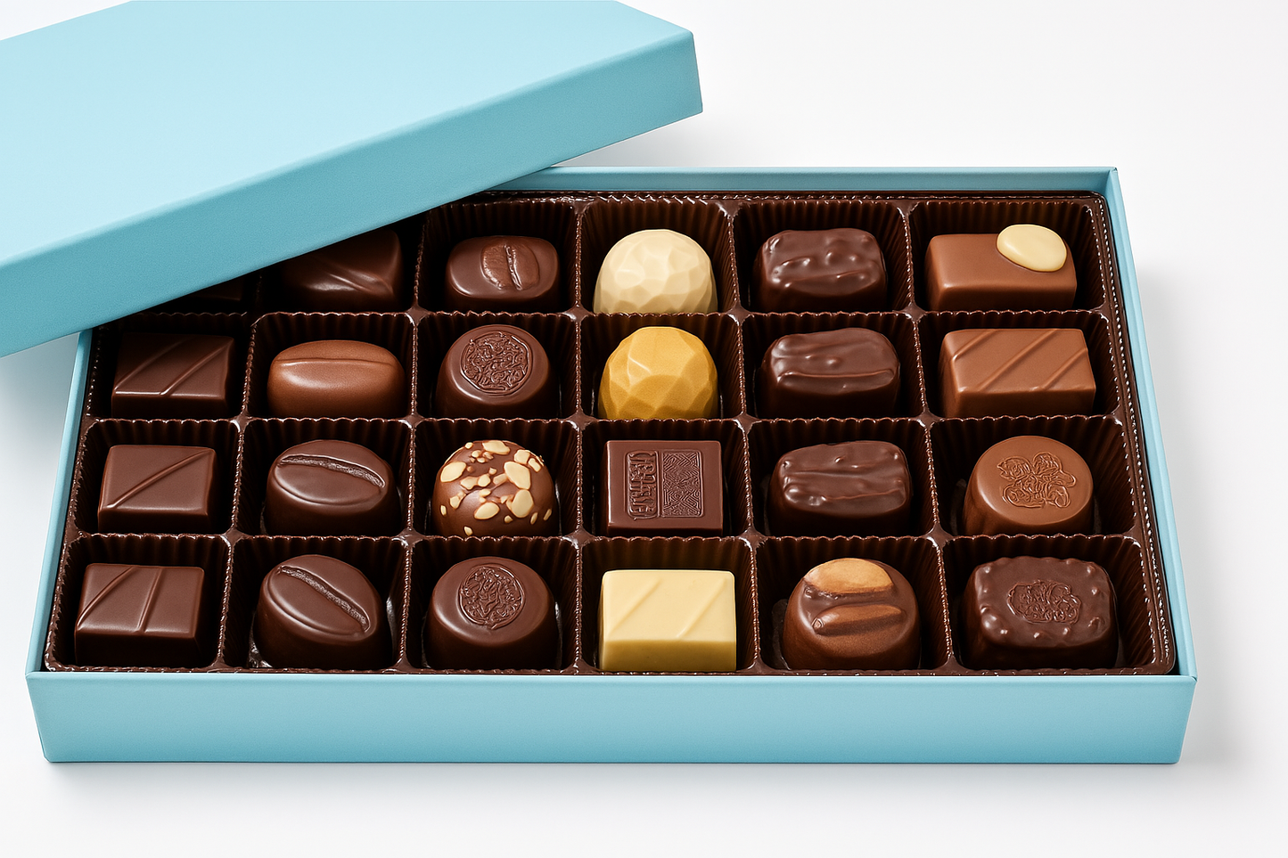 Andy Anand Sugar-Free Belgian Chocolate Truffles Gift Box, 48 pc – Gluten-Free, Handcrafted Diabetic Snacks, Gourmet Birthday & Holiday Gift