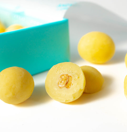 Andy Anand Gluten-Free Belgian White Chocolate Assortment – Crème Brûlée, Green Tea & Sangria, 60% Chocolate, Flown Fresh from Italy, 1 lb Gift Box – Perfect for White Chocolate Lovers