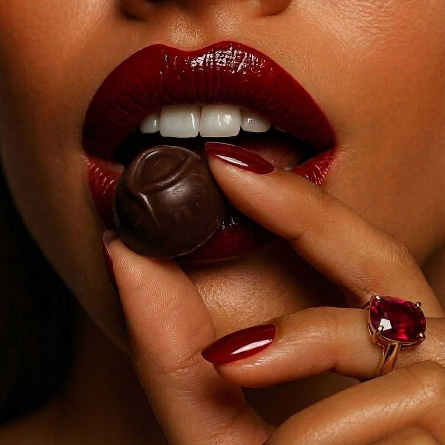 Andy Anand Sugar-Free Belgian Dark Chocolate Cherry Cordials, 25 pc – Plant-Based, Liquid Center, Diabetic-Friendly, Birthday Gift Box