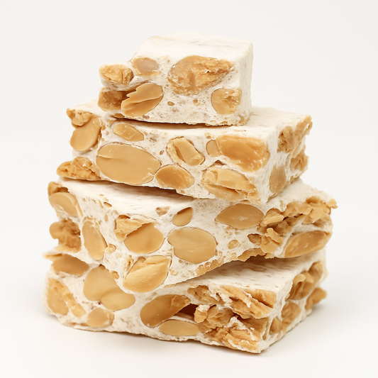 Andy Anand Sugar Free Almond Brittle Nougat -Turron, Gluten Free, Crunchy, European Sugar Free Turron Taste in Every Bite, Made in Europe