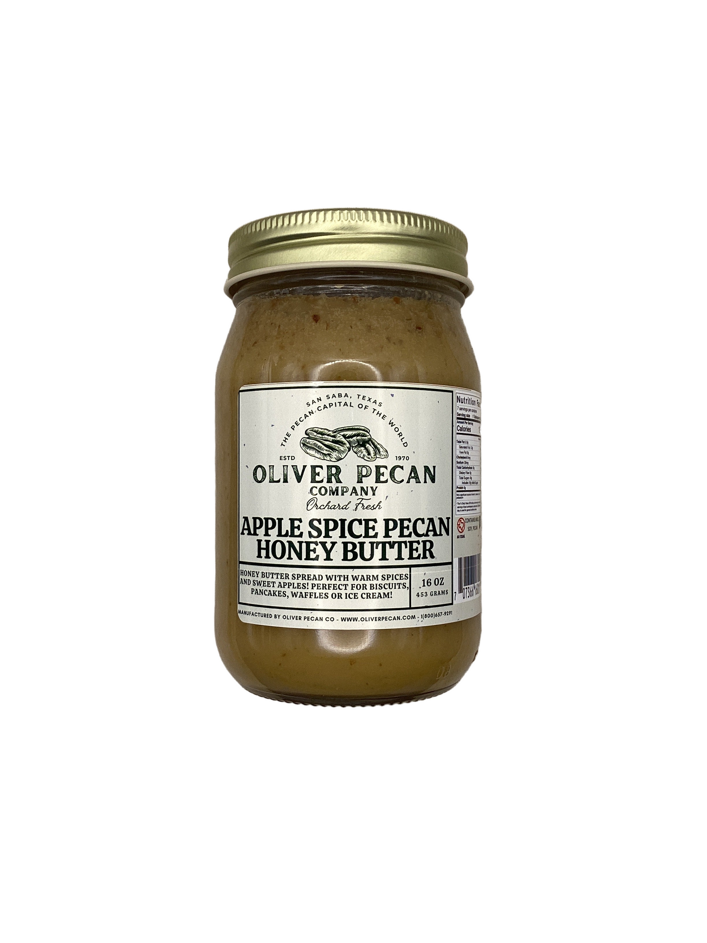Pecan Honey Butter - 16 oz