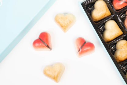 Andy Anand Gluten-Free 60% White Chocolate Heart Gift Box – 24 Silky Smooth Pieces | Luxury Gift for Her or Him | Perfect for Valentine’s, Anniversaries & Special Occasions