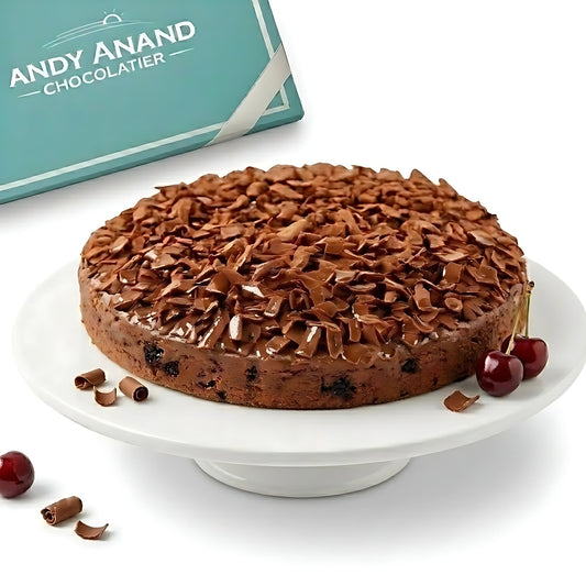 Andy Anand Triple Chocolate Cake, 9-Inch, 2.6 lb – Decadent & Delicious, Made Fresh Daily, Birthday, Valentine's & Anniversary Gift Box