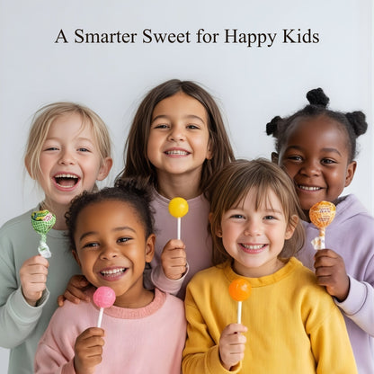 Andy Anand Sugar-Free Multivitamin Lollipops, 29 ct, 8.8 oz – Real Fruit Juice, Keto, Kids Multivitamin Support, Birthday & Holiday Gift