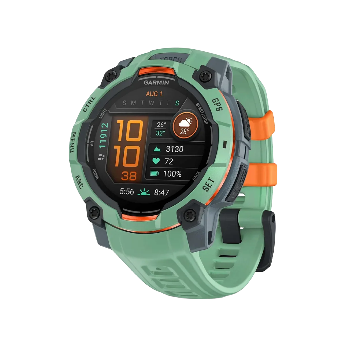 Garmin Instinct 3 45mm Neo Tropic AMOLED GPS Smartwatch