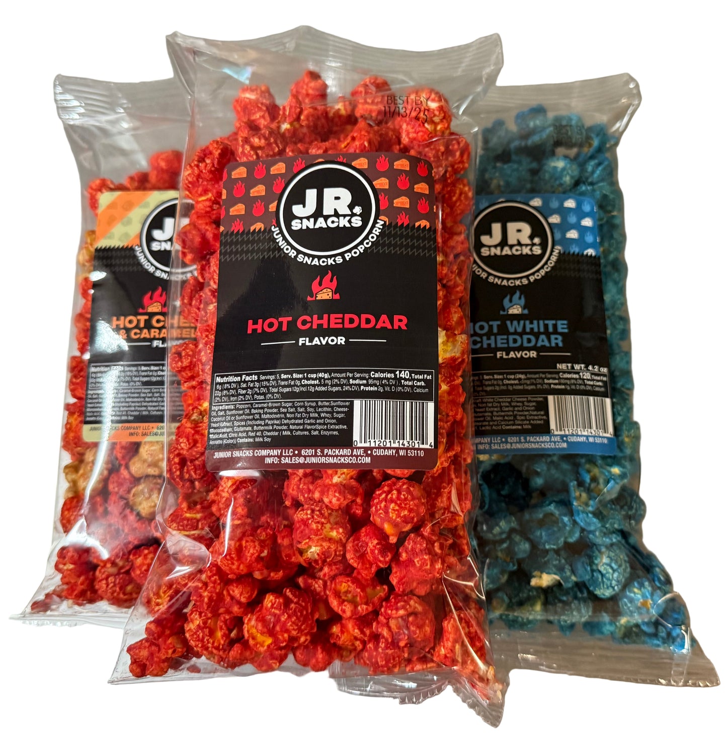 Junior Snacks Co. Hot Flavor Sample 3 Pack