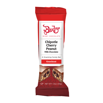Knockout - Milk Chocolate + Chipotle + Peanuts + Bing Cherries