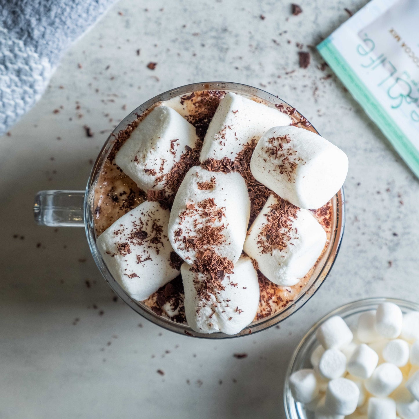 Instant Dairy Free Coconut Hot Cocoa Mix  | Single Serving 5 Pack |Gluten Free, Vegan and Organic