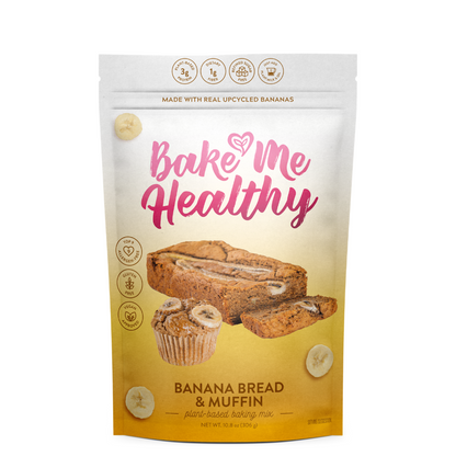Bake Me Healthy Banana Bread & Muffin Plant-Based Baking Mix