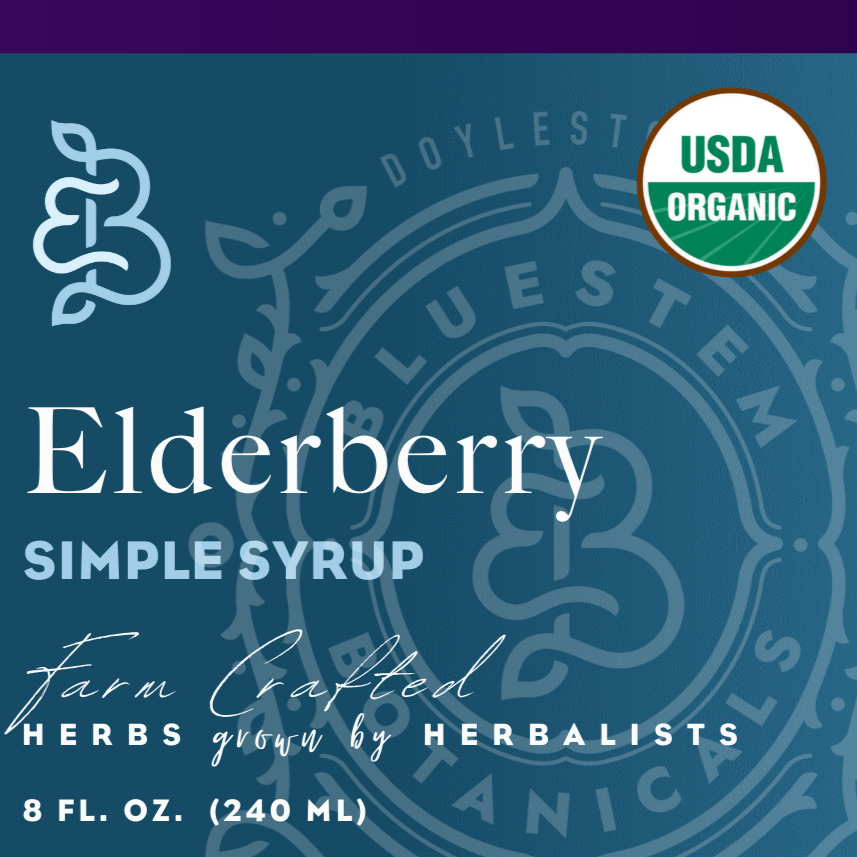 Elderberry Simple Syrup - Organic