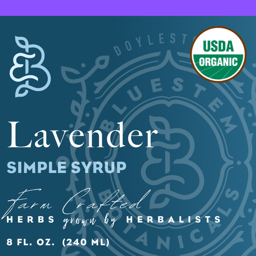 Lavender Simple Syrup - Organic