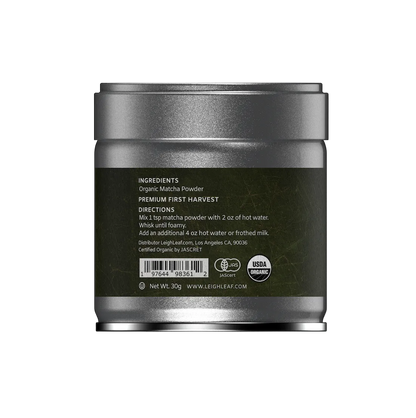 Premium Organic Ceremonial Grade Matcha - 30g Tin