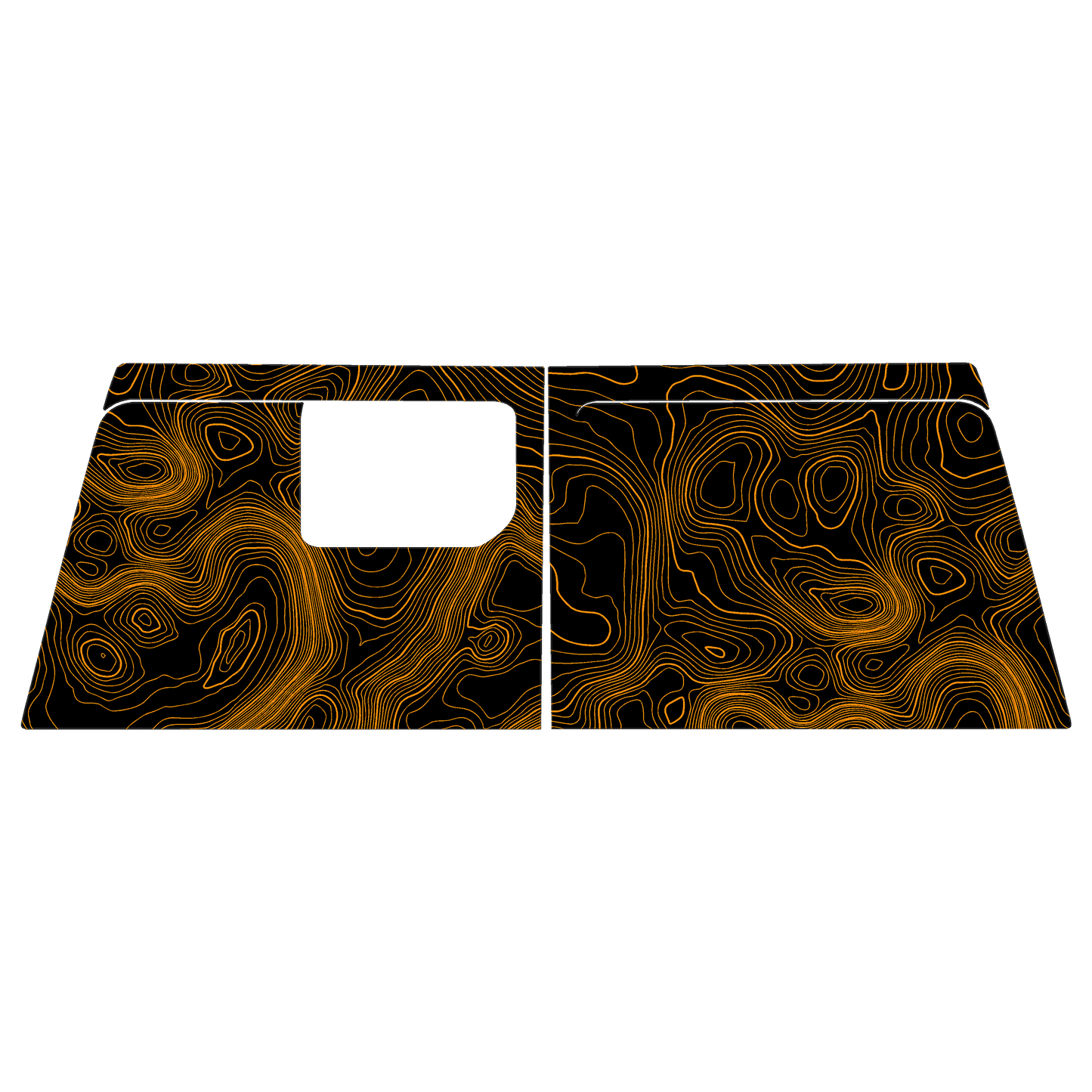Topographic Map Premium Print Vinyl Rolls (3' or 6') - Matte Finish