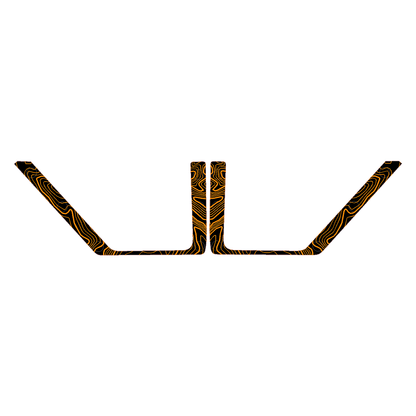 Topo Rear Door Net Trim Overlay Kit (Printed Series) - 2021+ Bronco