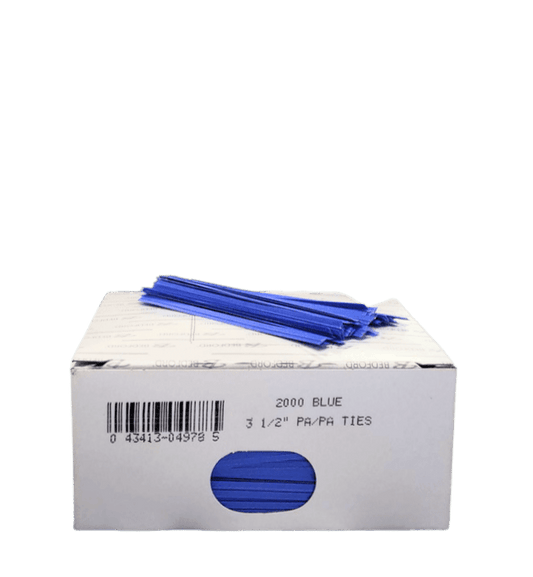 Bag Ties, Paper, 3.5", 2000 Count