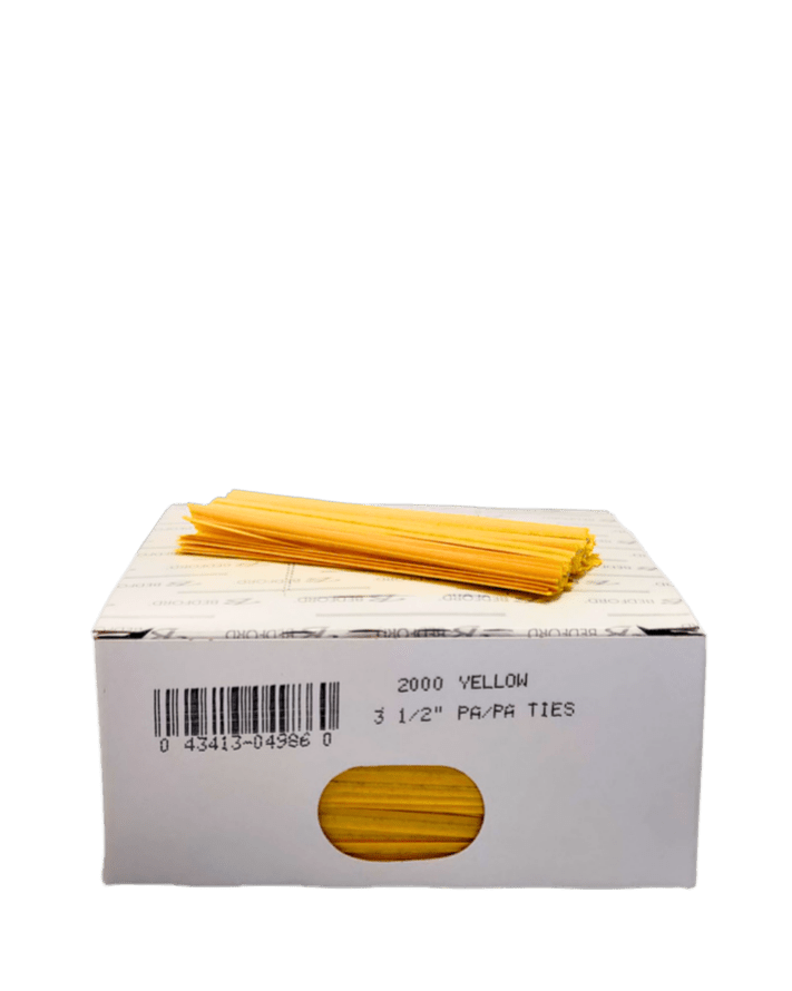 Bag Ties, Paper, 3.5", 2000 Count