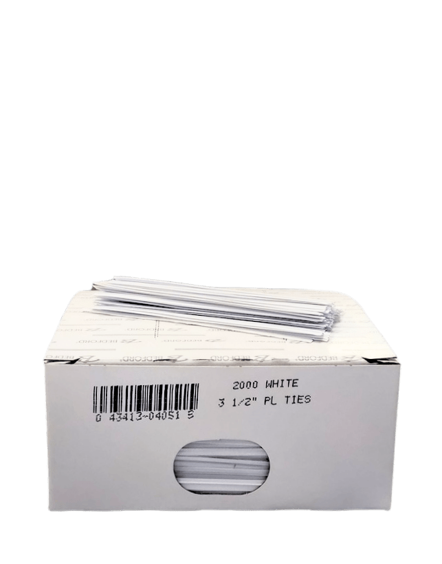 Bag Ties, Plastic, 3.5", 2000 Count