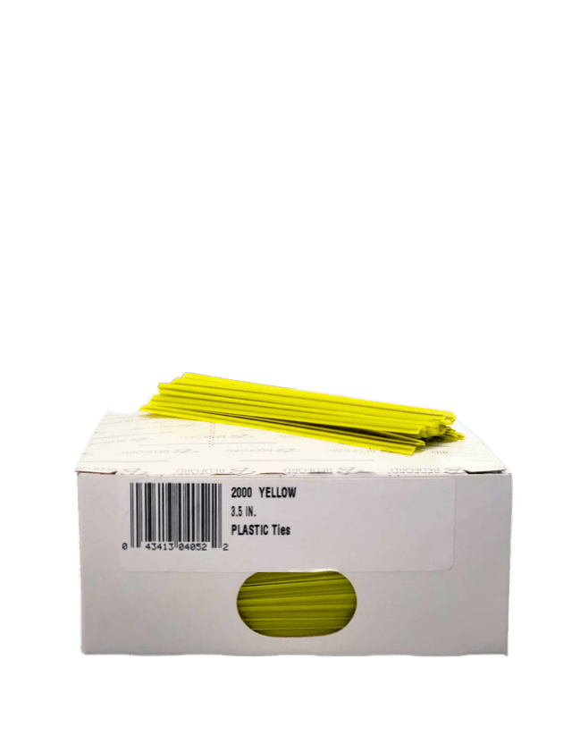 Bag Ties, Plastic, 3.5", 2000 Count